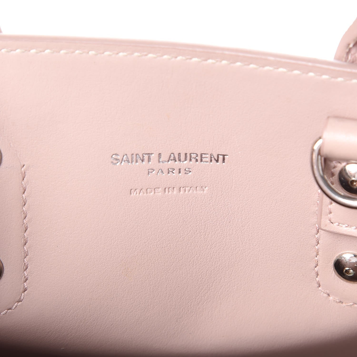 Saint Laurent Grained Calfskin Nano Sac De Jour Antique Rose 6 of 7