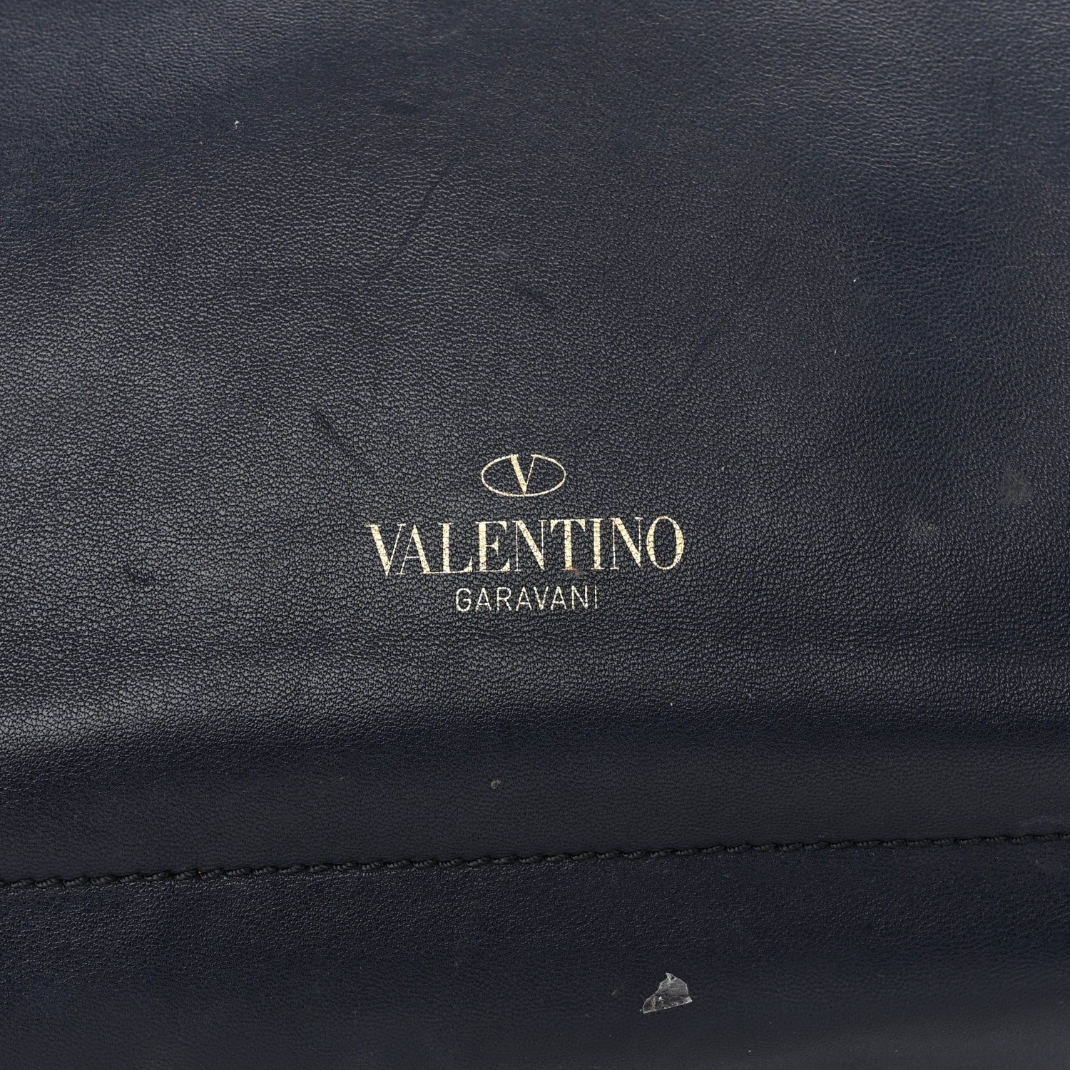 Valentino Garavani Nappa Medium Rockstud Soft Tote Marine 7 of 20