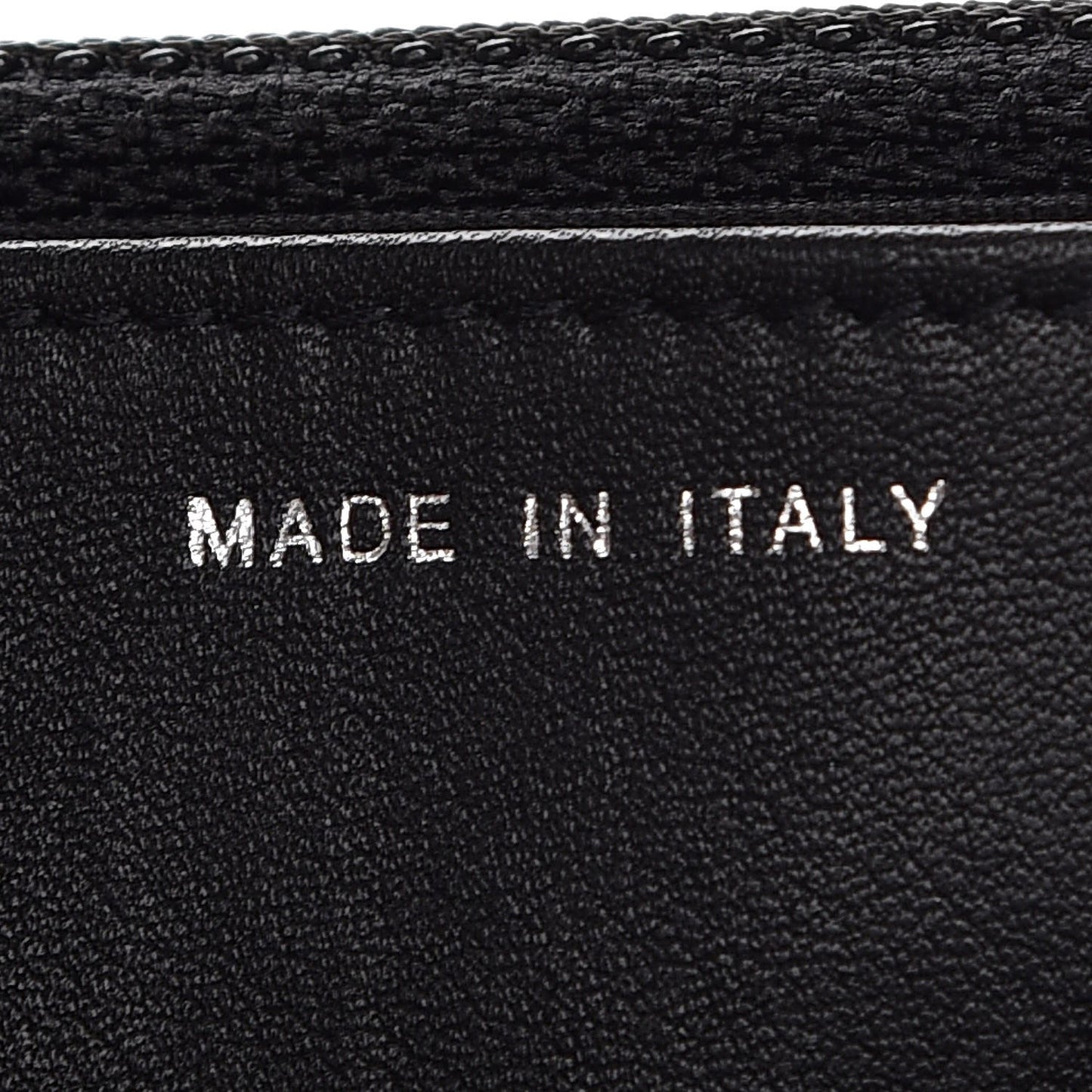 Lambskin Diamond Stitched Wallet On Chain WOC Black