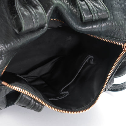 Alexander Wang Pebbled Lambskin Rocco Black Rose Gold Hardware 5 of 7