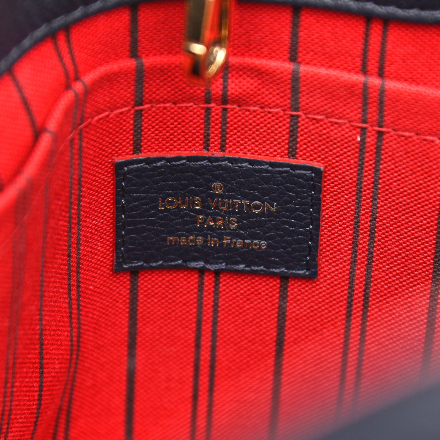 Louis Vuitton Empreinte Montaigne BB Marine Rouge 6 of 7