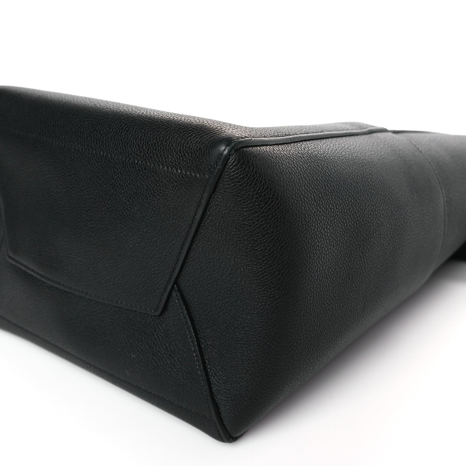 Celine Soft Grained Calfskin Sangle Bucket Bag Black 8 of 8