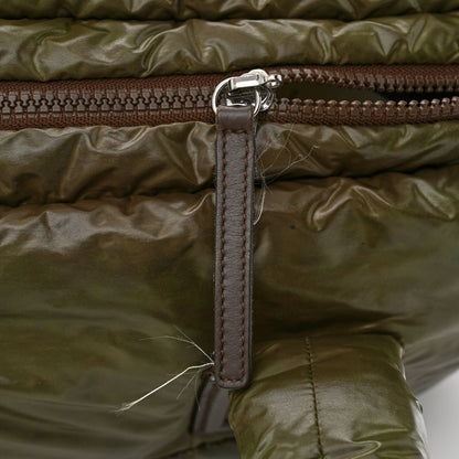 Chanel Nylon Quilted Medium Coco Cocoon Reversible Tote Khaki 14 of 15
