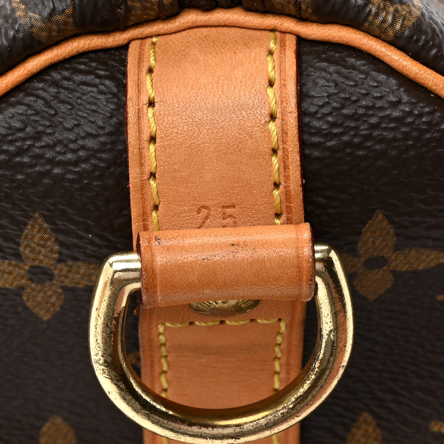 LOUIS VUITTON Monogram Speedy Bandouliere 25