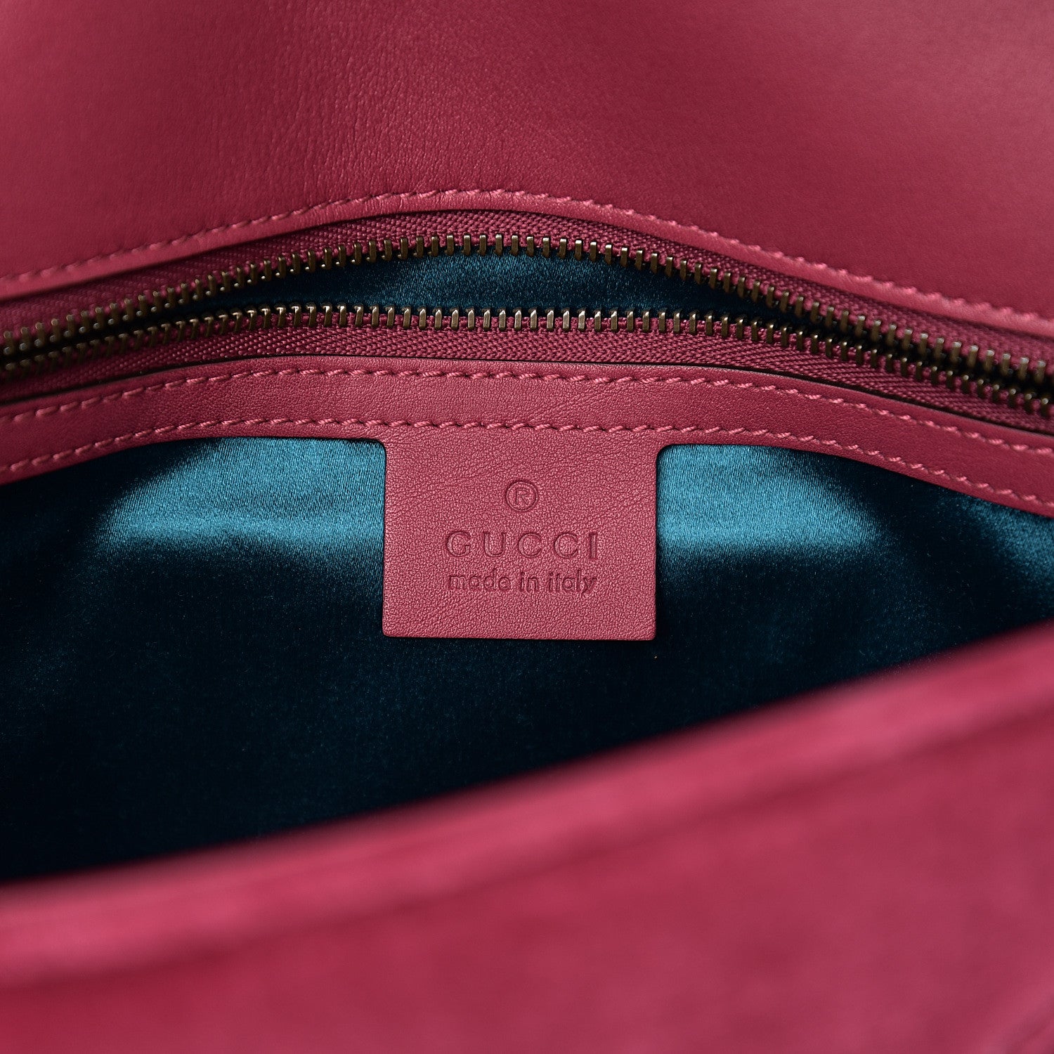 Gucci Velvet Matelasse Small GG Marmont Shoulder Bag Light Raspberry Rose 5 of 9