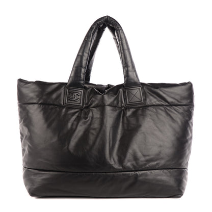 Chanel Lambskin Quilted Extra Large Coco Cocoon Reversible Tote Black 1 of 15