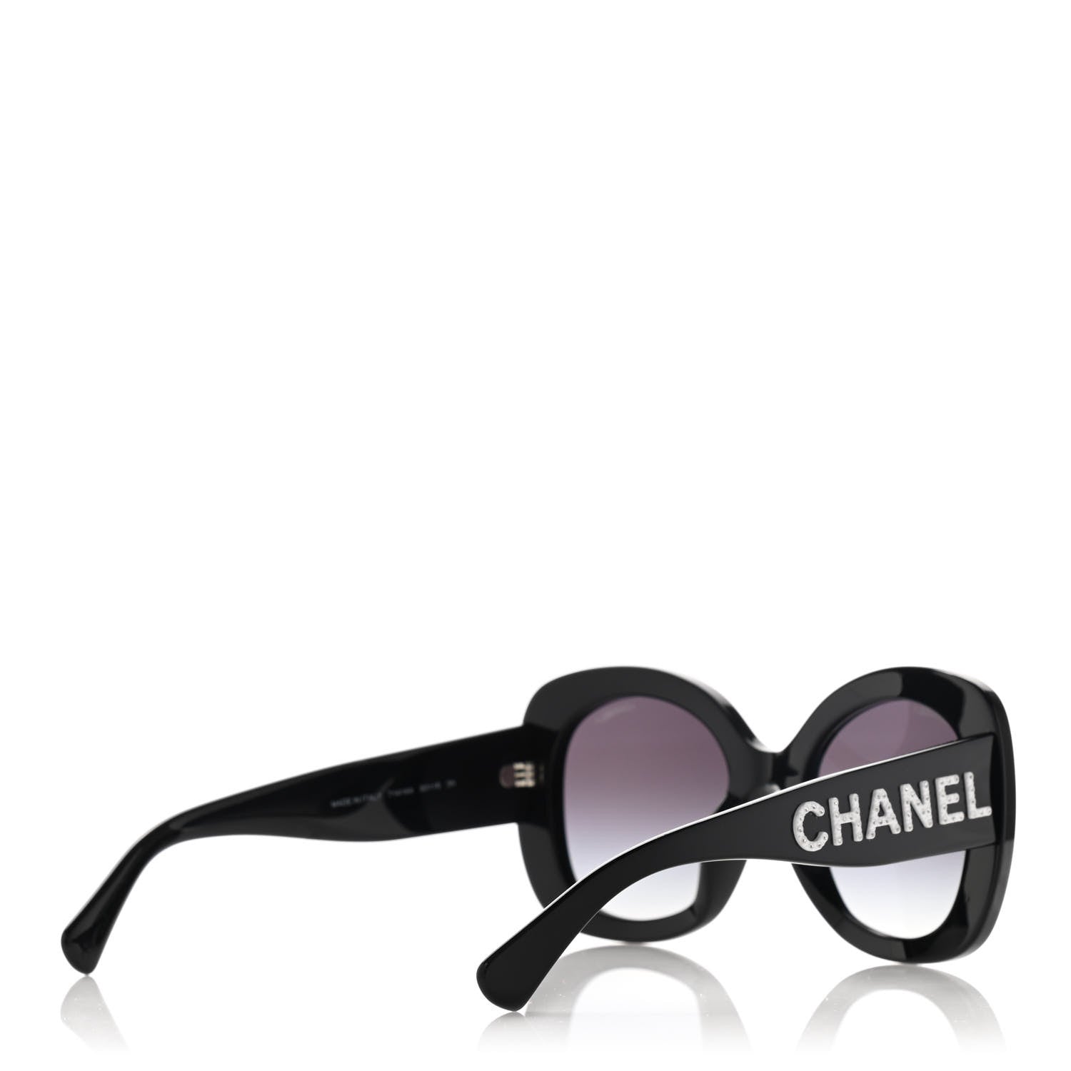 Chanel Acetate Sunglasses 71414A Black 4 of 9