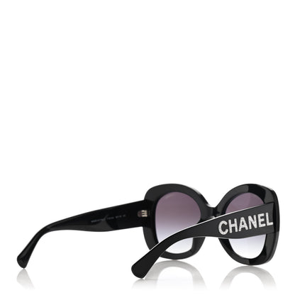Chanel Acetate Sunglasses 71414A Black 4 of 9