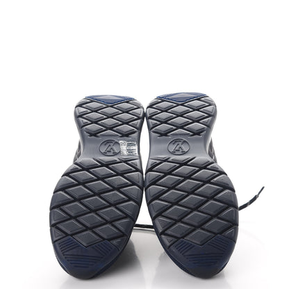 Louis Vuitton Neoprene Mesh Rubber Fastlane Low Sneakers 37 Marine 5 of 9