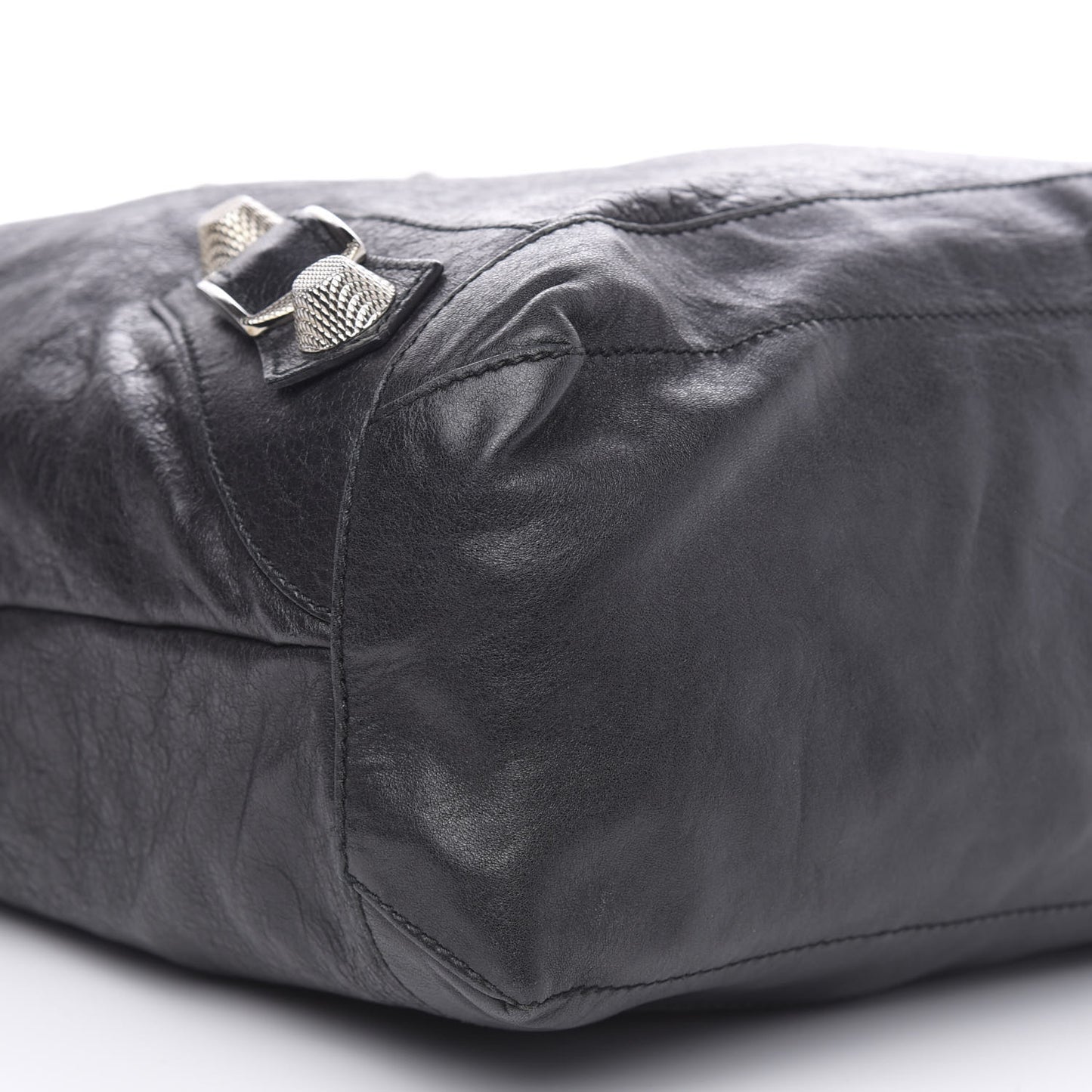Chevre Giant 21 Silver Hardware Day Hobo Black