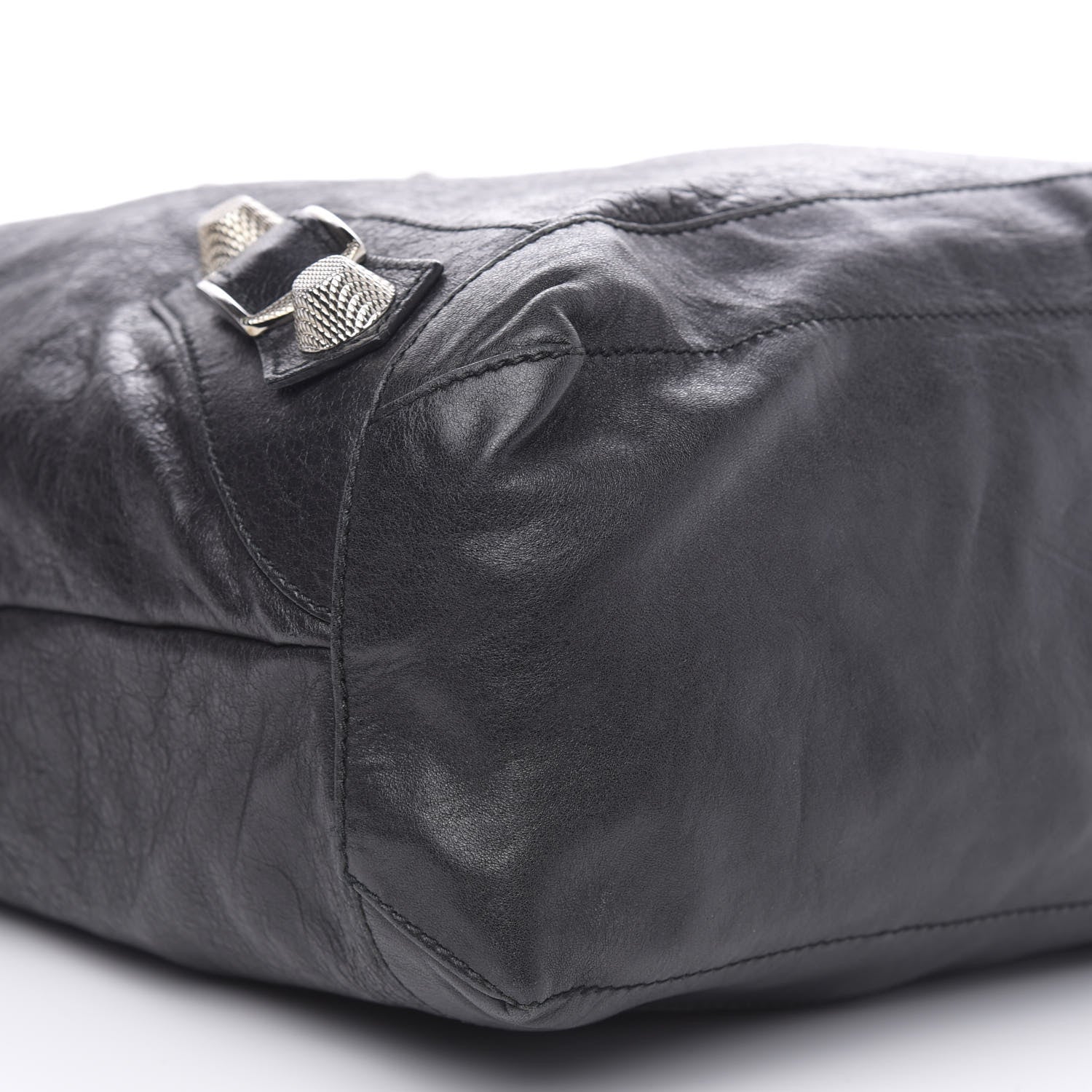 Balenciaga Chevre Giant 21 Silver Hardware Day Hobo Black 8 of 14