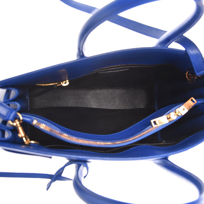 Saint Laurent Calfskin Small Sac De Jour Blue Majorelle 5 of 10