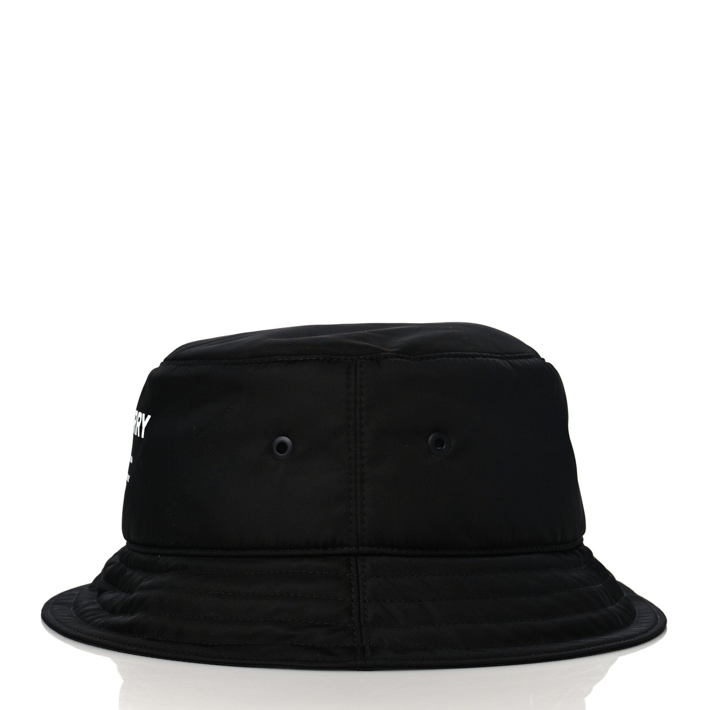 Nylon Horseferry Print Bucket Hat L Black