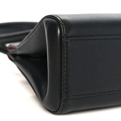 Christian Louboutin Calfskin Cordia Venus Shoulder Bag Black 7 of 8