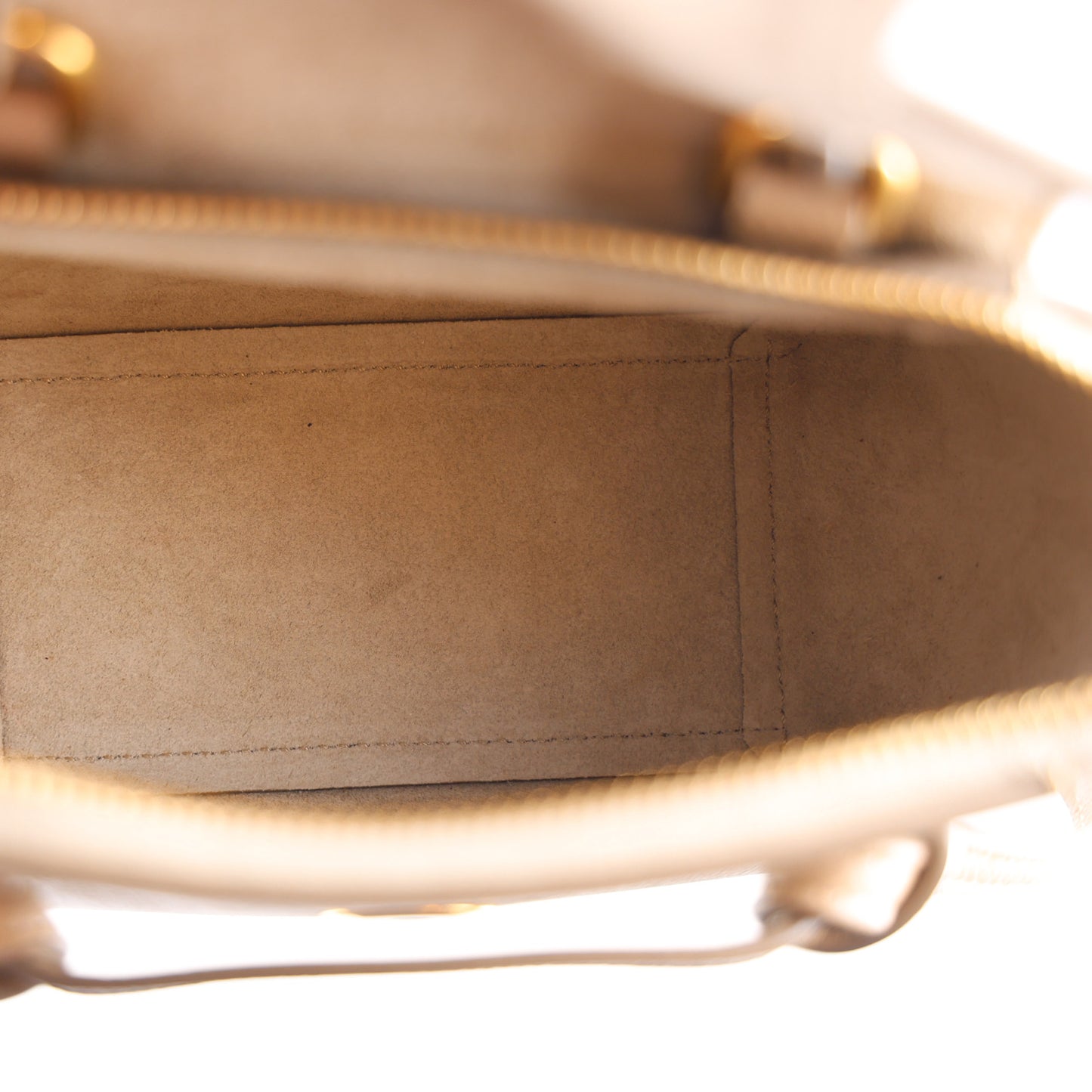 Grained Calfskin Pico Belt Bag Light Taupe