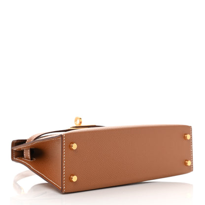 Hermes Epsom Mini Kelly Sellier 20 Gold 4 of 11
