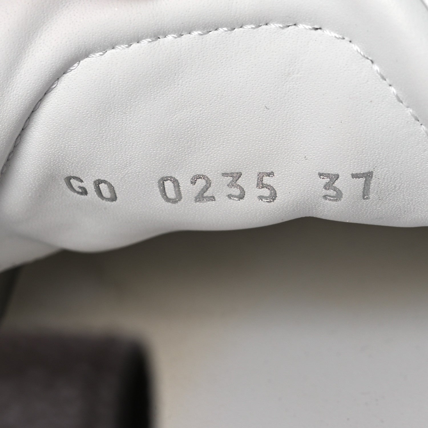 Louis Vuitton Monogram Calfskin Womens LV Sneakerina 37 White 10 of 12