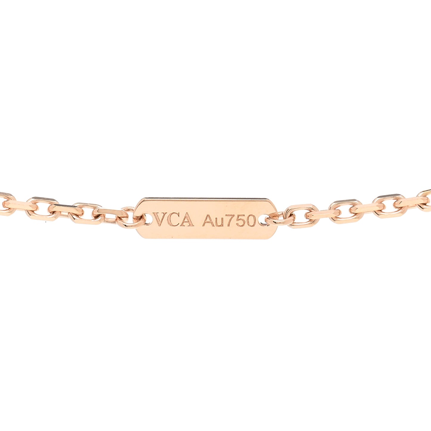 18K Rose Gold Gray Mother of Pearl Magic Alhambra Long Necklace