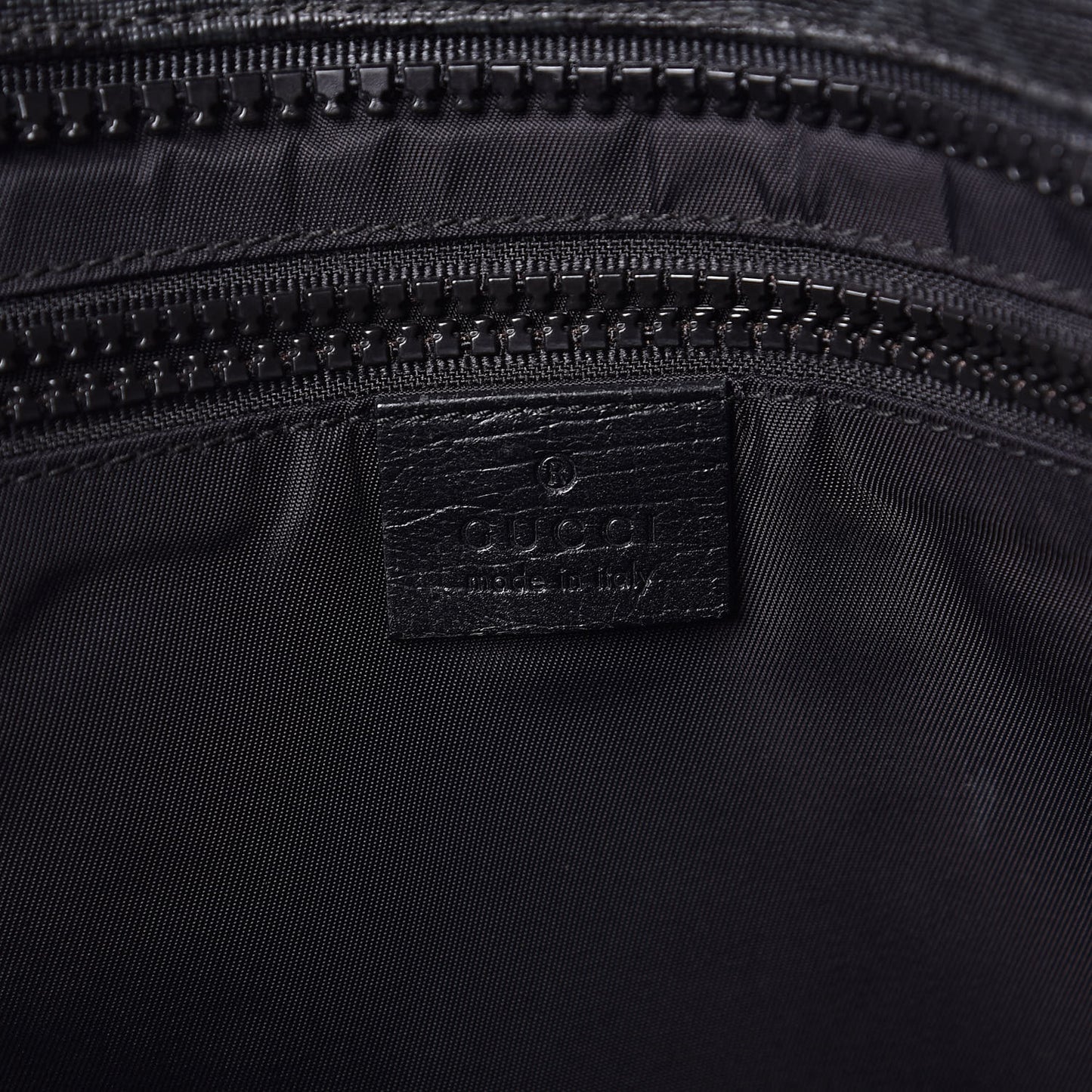 GG Supreme Monogram Web Handle Vertical Tote Black Grey