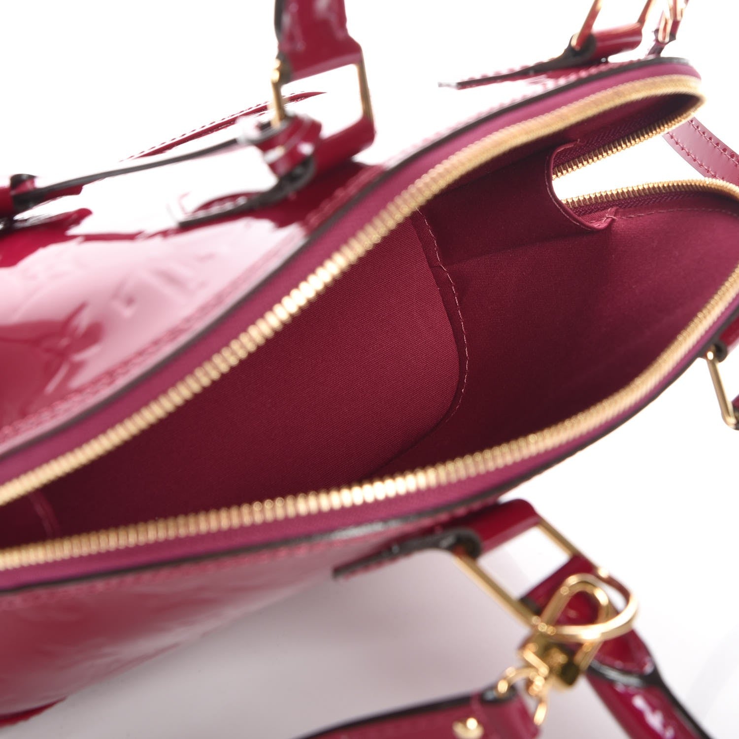 Louis Vuitton Vernis Alma BB Magenta 6 of 7
