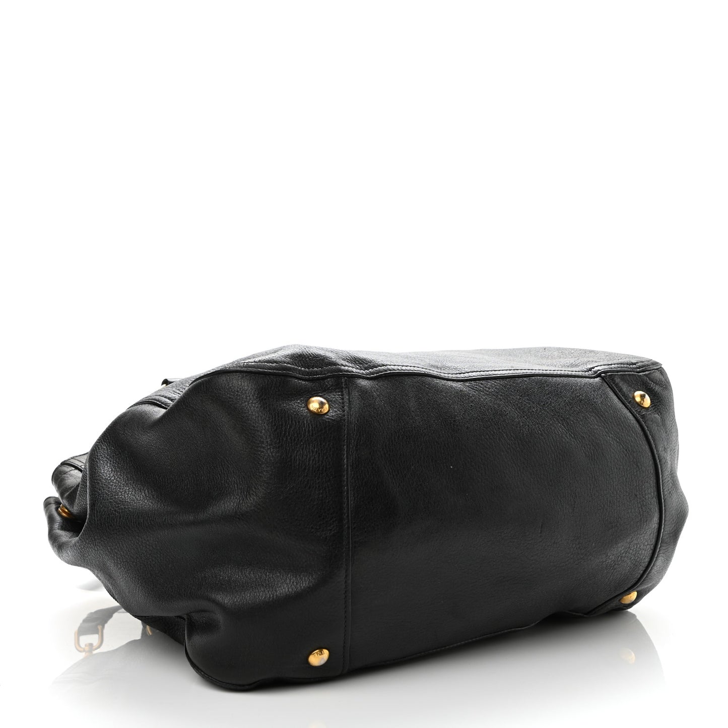 Vitello Daino Tote Black