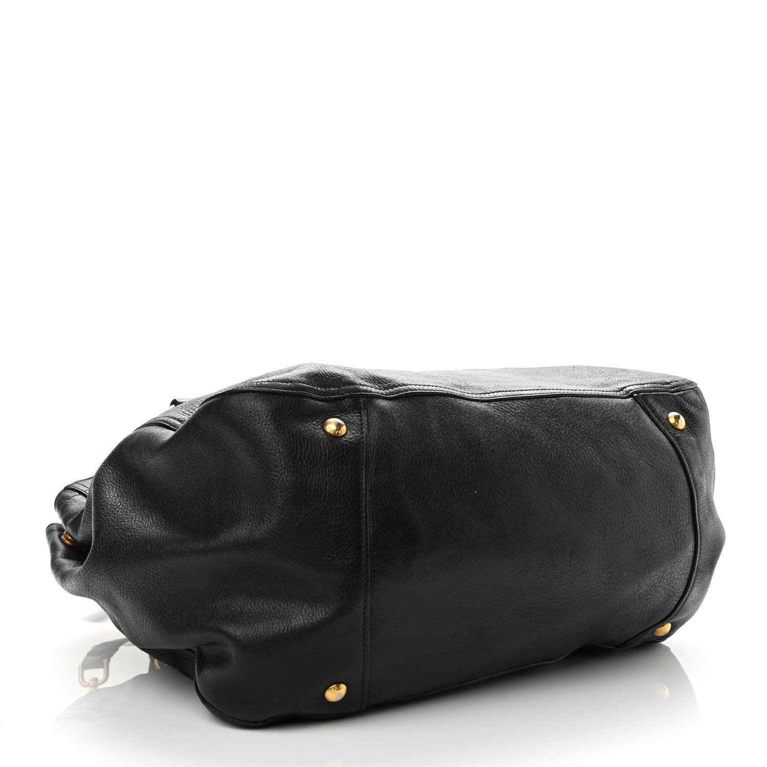 Prada Vitello Daino Tote Black 3 of 13
