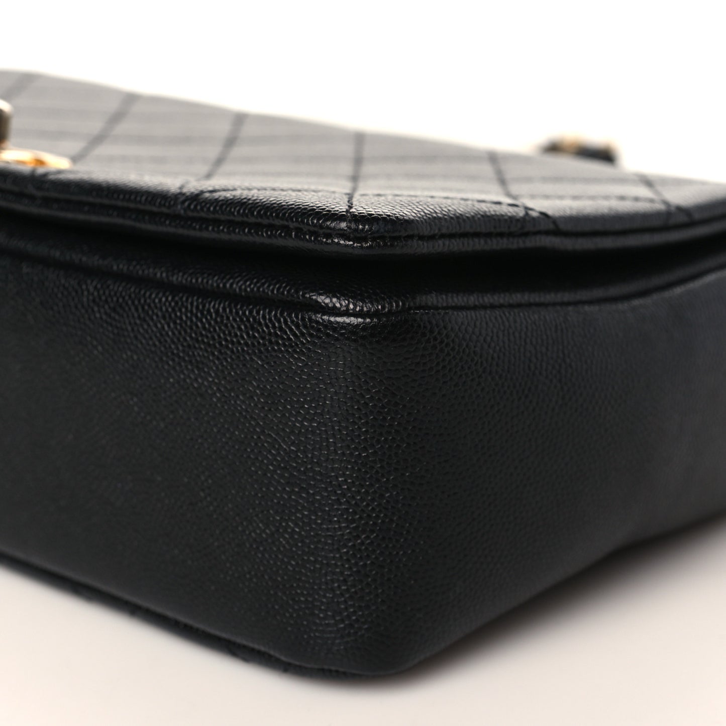Caviar Quilted Medium Fashion Therapy Flap Bag Black