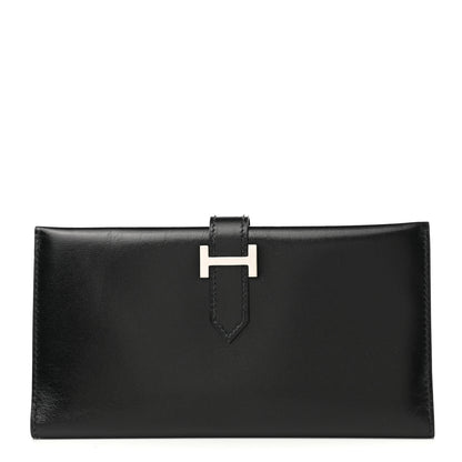 Hermes Box Bearn Wallet Black 1 of 6