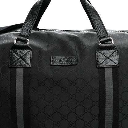 Gucci Nylon Monogram XL Duffle Bag Black 7 of 9