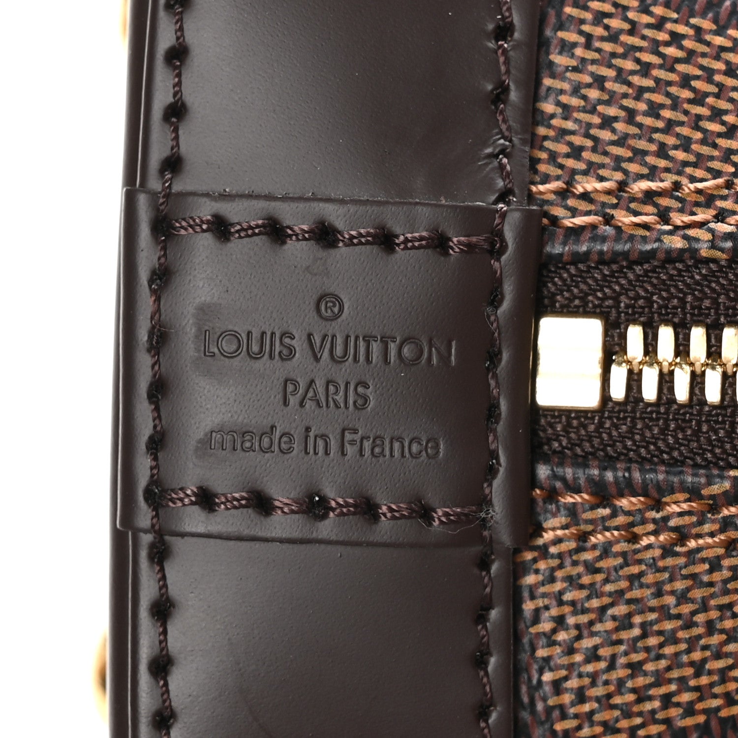 Louis Vuitton Damier Ebene Alma BB 6 of 9