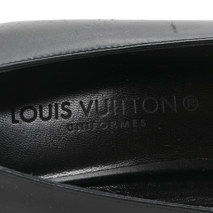 Louis Vuitton Calfskin Cherie Pumps 37.5 Black 8 of 10