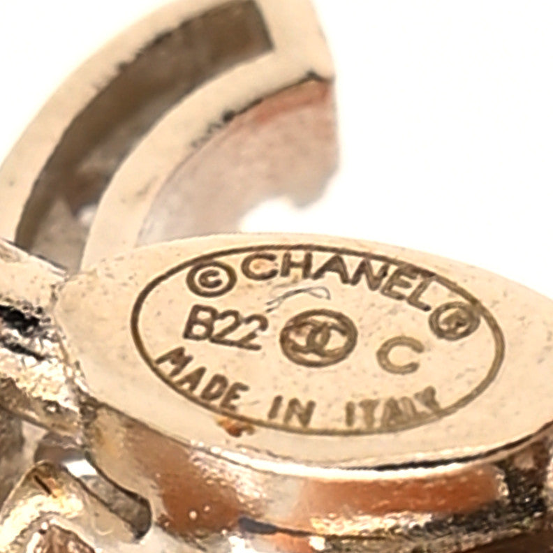 Chanel Metal Strass Lip Ring Set Gold 3 of 3