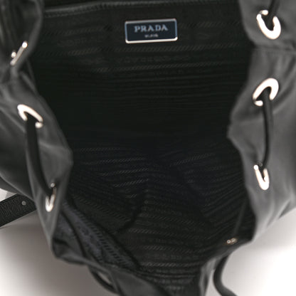 Prada Tessuto Nylon Saffiano Medium Backpack Black 5 of 10