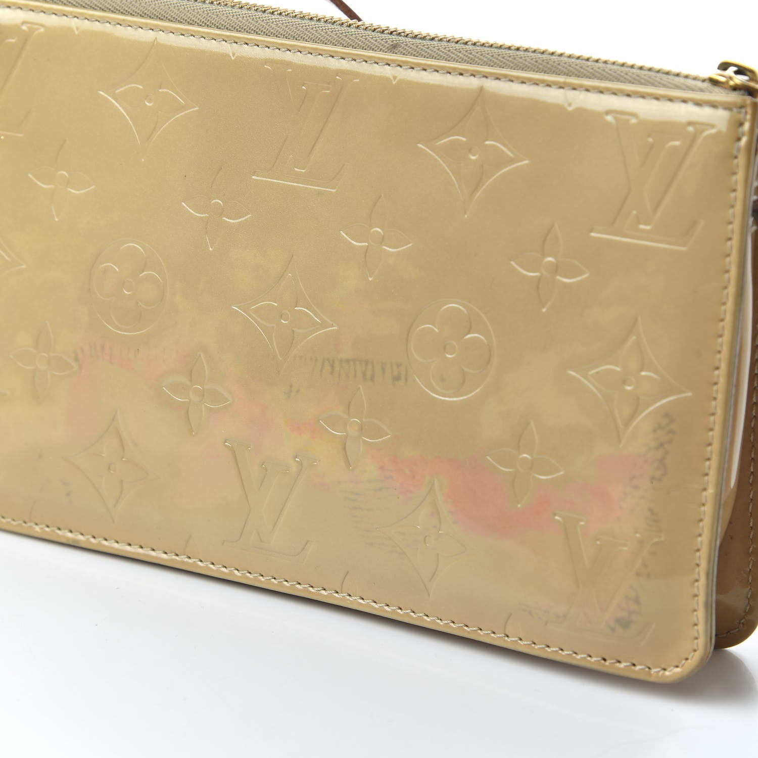 Louis Vuitton Vernis Lexington Pochette Beige 10 of 10