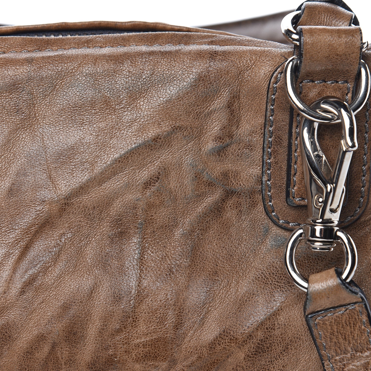 Givenchy Tumbled Sheepskin Small Pandora Brown 12 of 19
