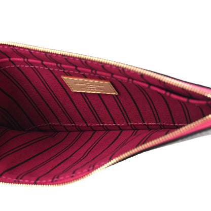 Louis Vuitton Monogram Neverfull MM GM Pochette Fuchsia 5 of 9