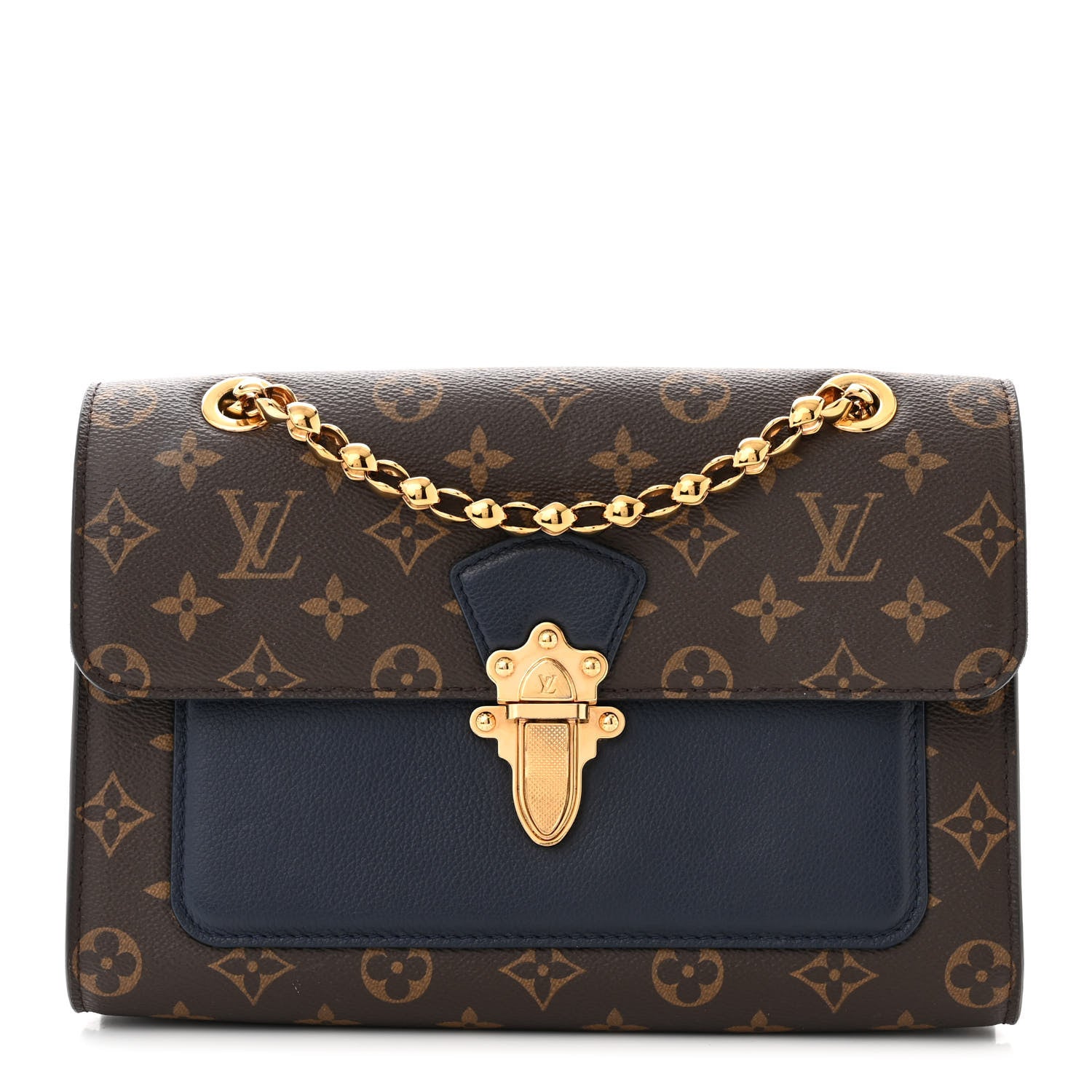 Louis Vuitton Monogram Victoire Blue Marine 1 of 11