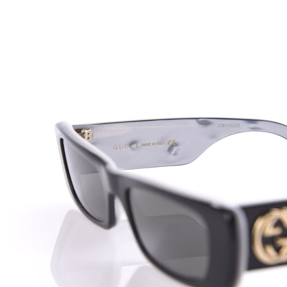 Gucci Acetate Rectangular Sunglasses GG0516S Black 6 of 7