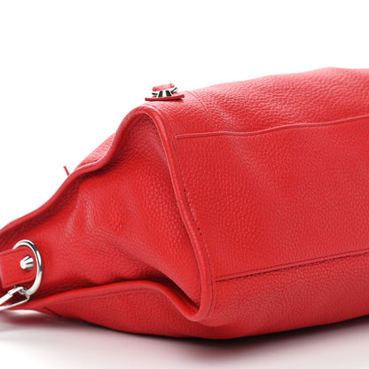 Balenciaga Vibrato Calfskin Classic Silver Hardware City Rouge Cerise 5 of 8