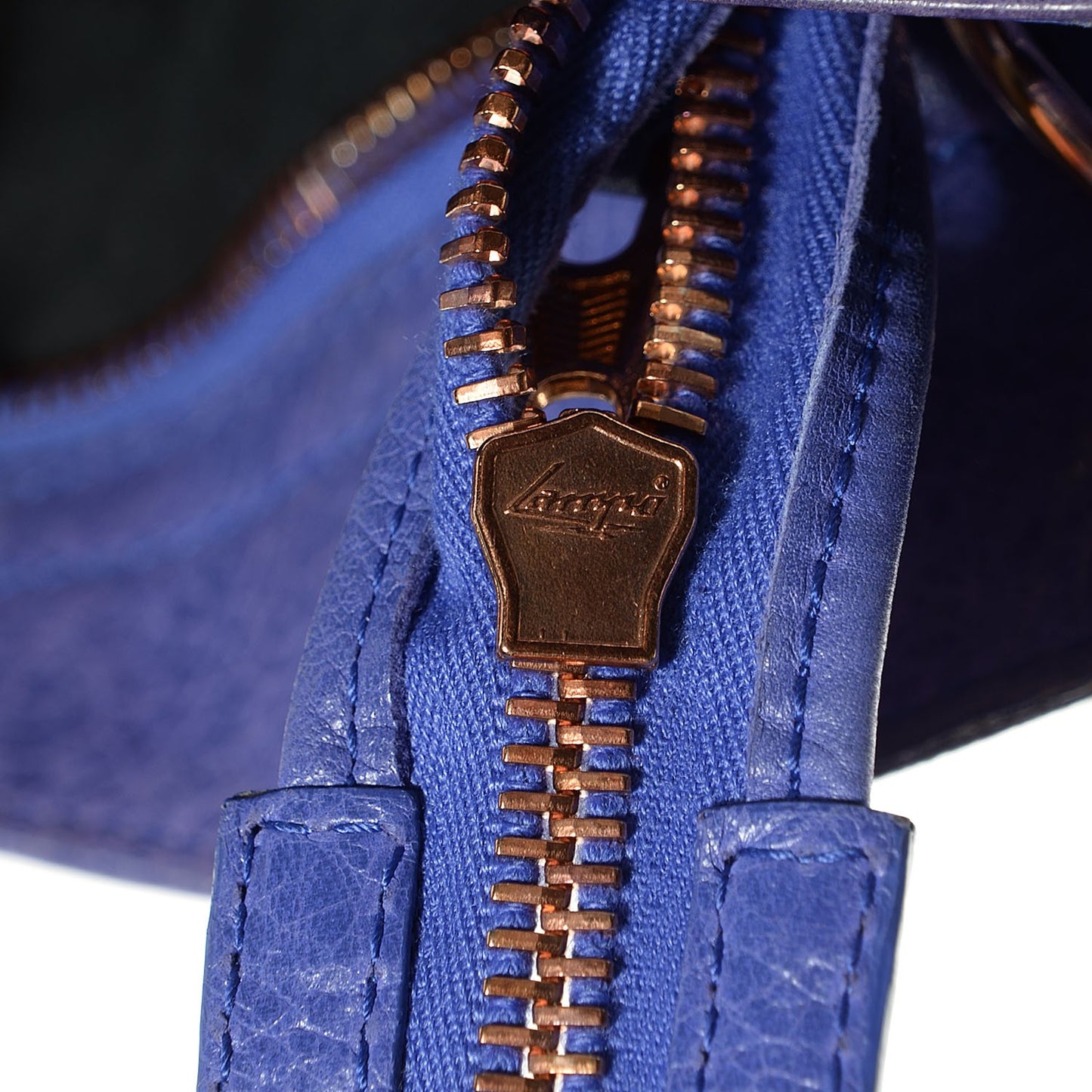 Agneau Giant 21 Rose Gold Hardware Velo Bleu Lavande
