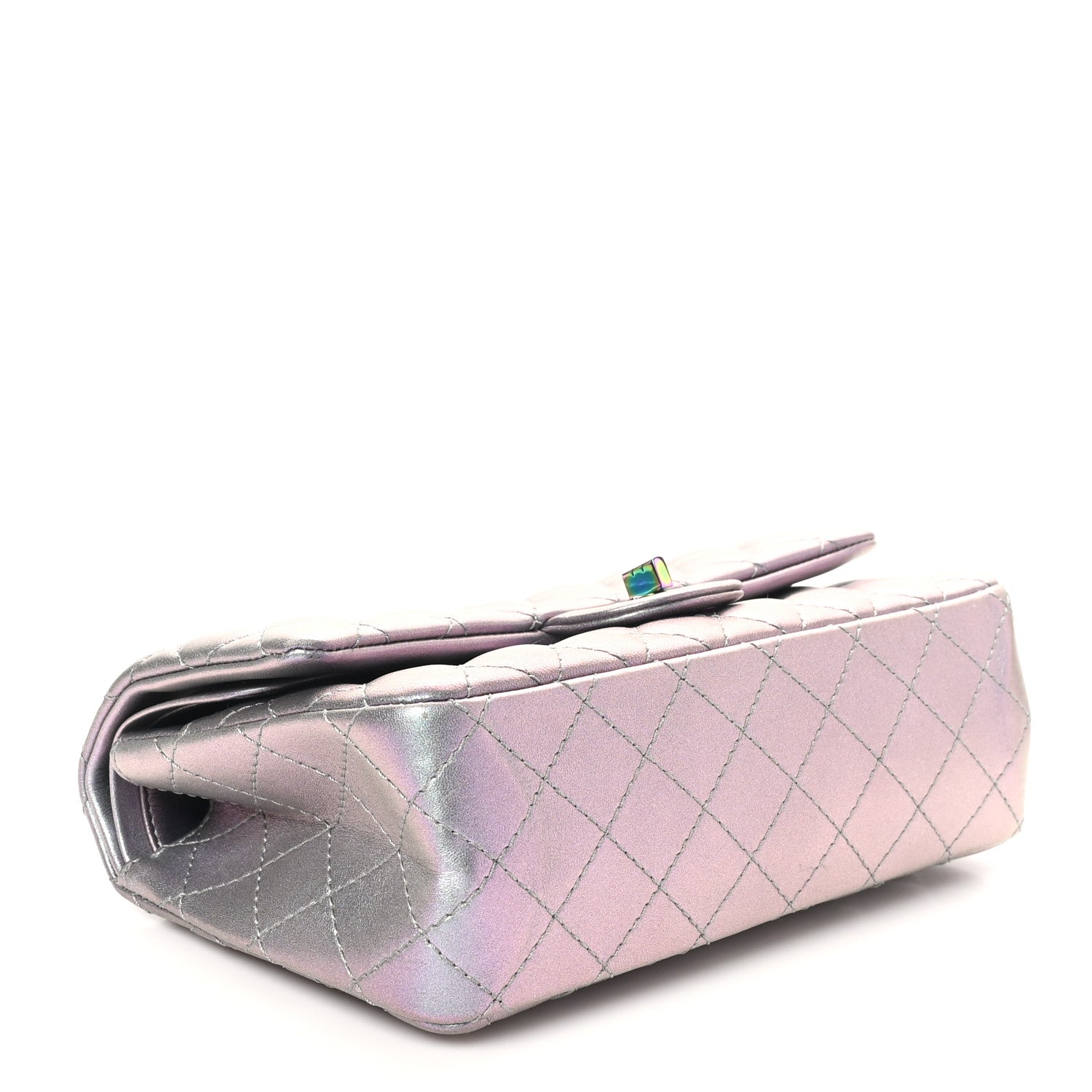 Chanel Iridescent Lambskin Quilted 2.55 Reissue 225 Flap Light Purple 4 of 11