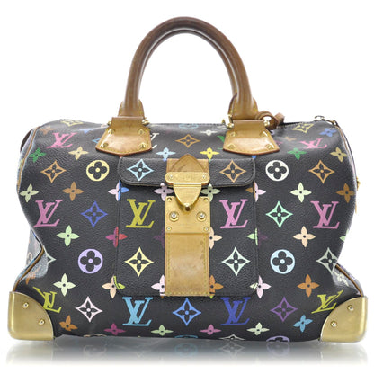 Louis Vuitton Monogram Multicolor Speedy 30 Black 1 of 11