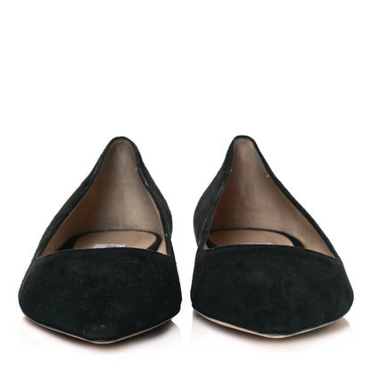 Jimmy Choo Suede Romy Flats 39 Black 2 of 9