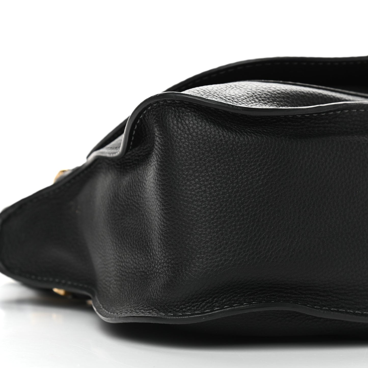 Calfskin Medium Marcie Satchel Black