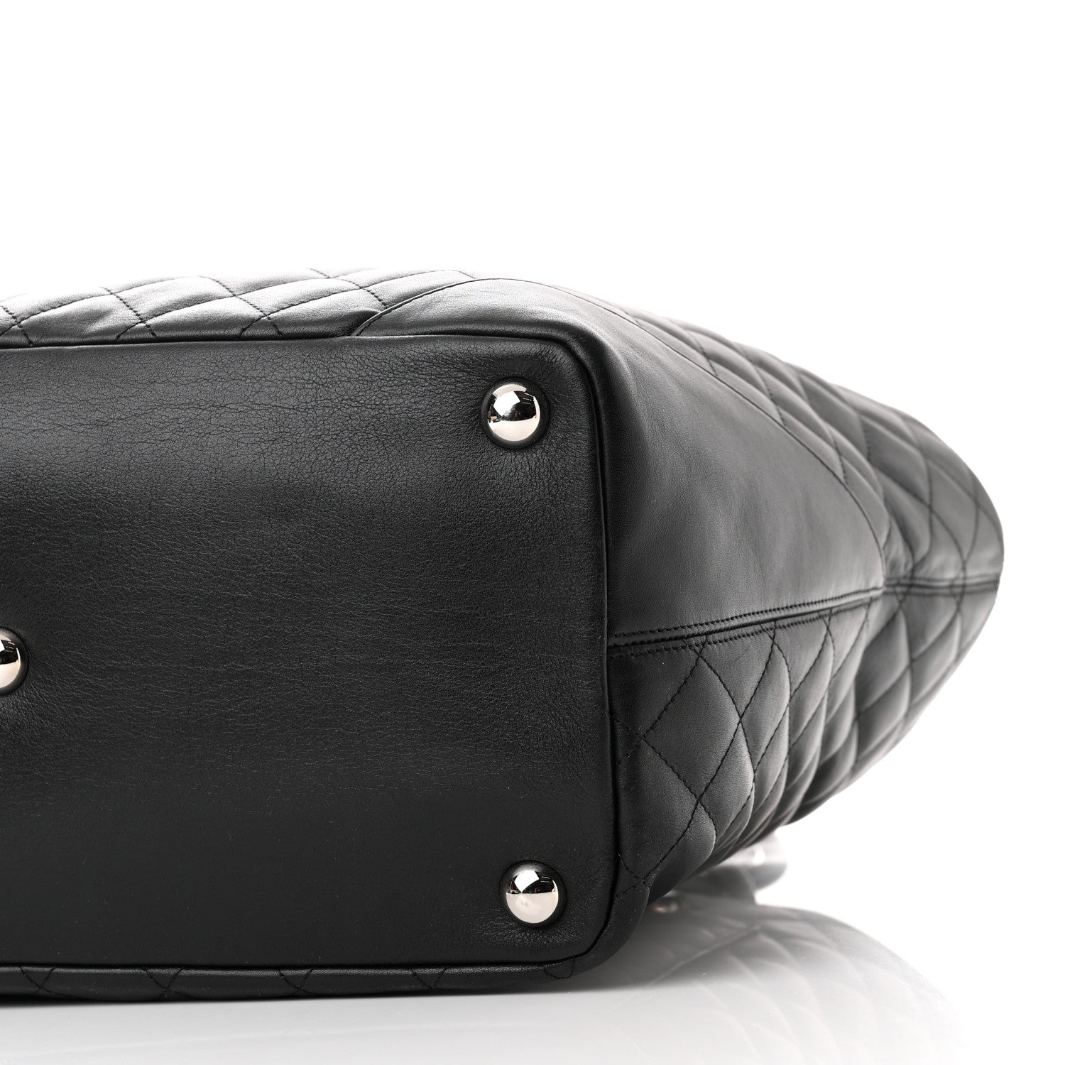 Chanel Calfskin Quilted Large Cambon Tote Black 10 of 15