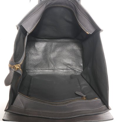 Celine Calfskin Suede Mini Luggage Gray 5 of 7
