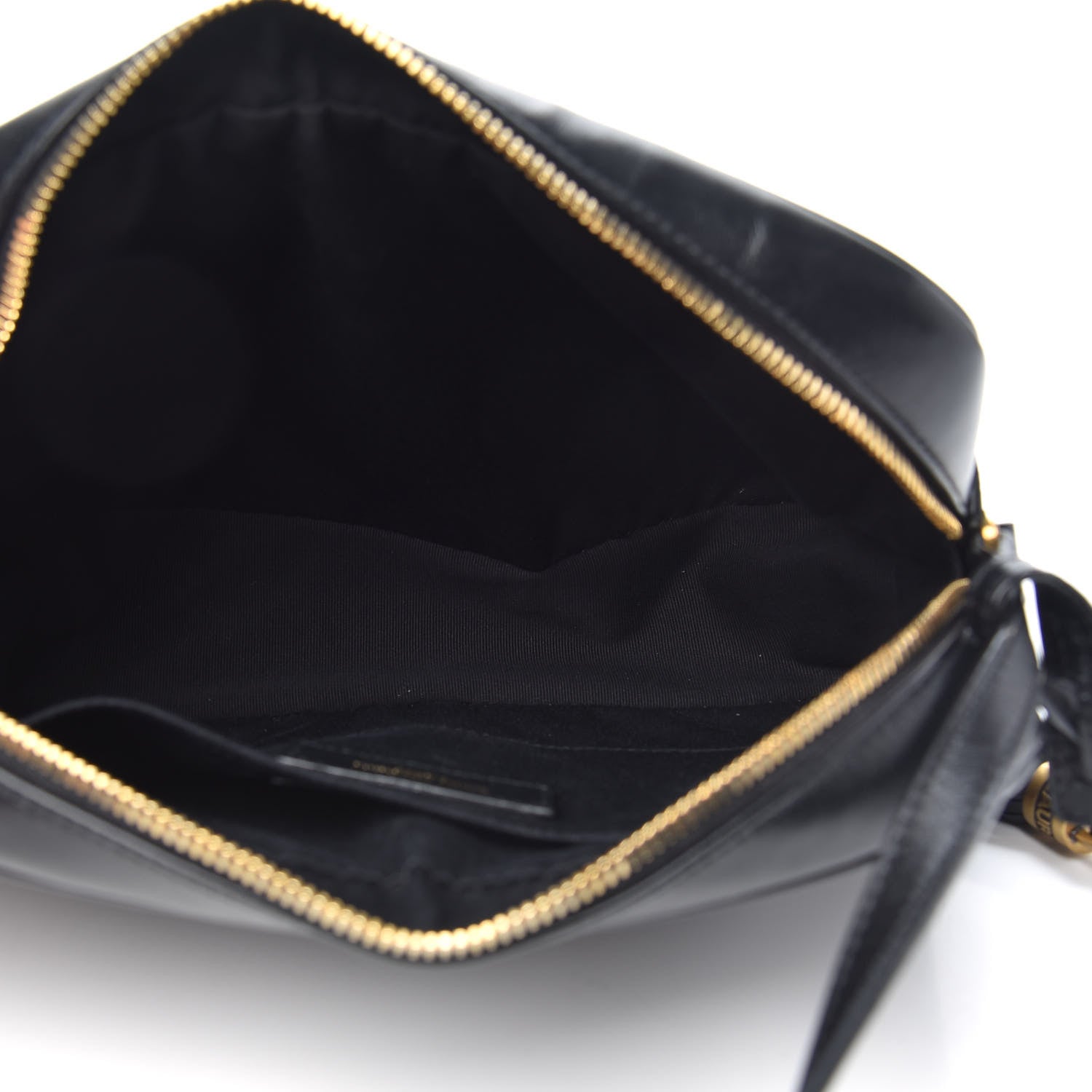 Saint Laurent Calfskin Matelasse Monogram Lou Camera Bag Black 5 of 10