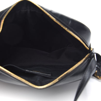 Saint Laurent Calfskin Matelasse Monogram Lou Camera Bag Black 5 of 10