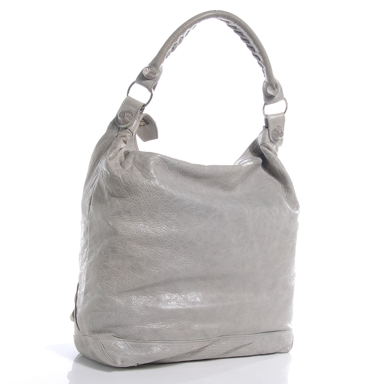 Balenciaga Agneau Giant 21 Silver Hardware Day Hobo Argent 3 of 8