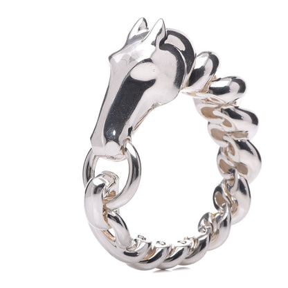 Hermes Sterling Silver Galop GM Bracelet SH 1 of 5